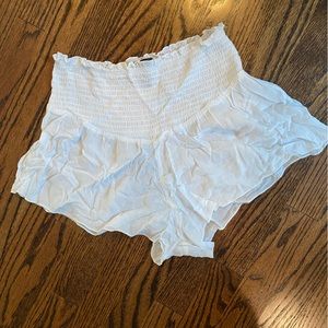 Aqua swim cover up white shorts new no tags